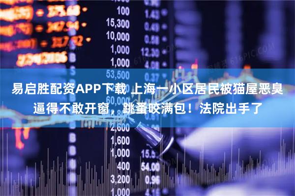 易启胜配资APP下载 上海一小区居民被猫屋恶臭逼得不敢开窗，跳蚤咬满包！法院出手了