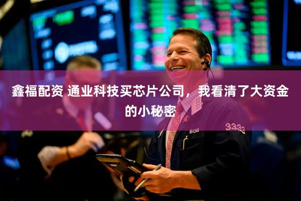 鑫福配资 通业科技买芯片公司，我看清了大资金的小秘密