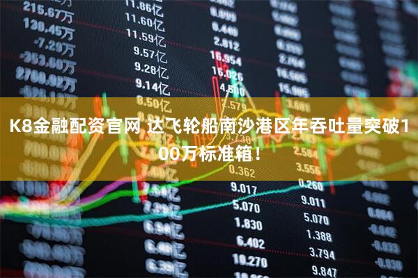 K8金融配资官网 达飞轮船南沙港区年吞吐量突破100万标准箱！